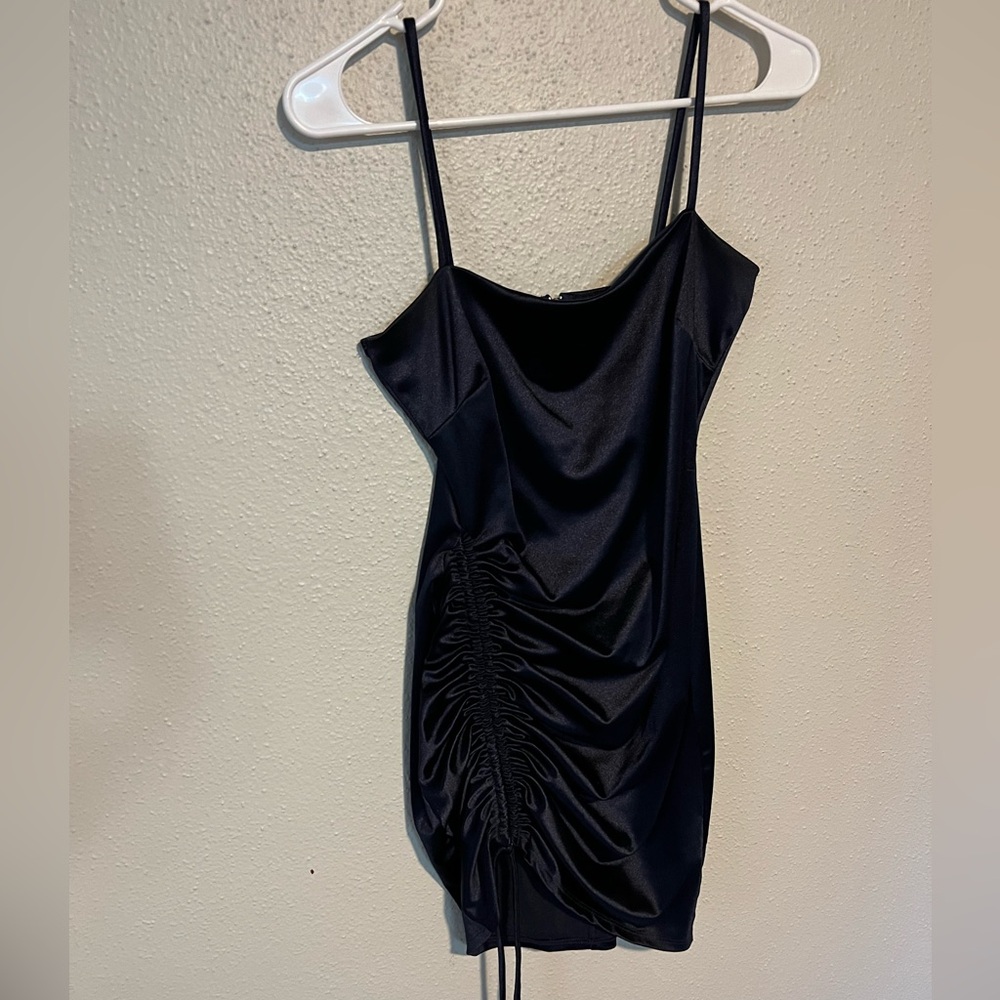 Navy Metallic Dress